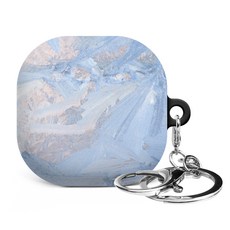 iMOOI 簡約印花耳機硬殼+鑰匙圈 Galaxy Buds Live/Buds Pro適用, 單品, 油畫004