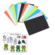 Morning Glory 彩色紙 28入+信封 14入+珠子十字繡貼紙 春天來臨時款 2入, 混色, 1套