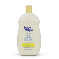 Baby Magic 新款2合1洗髮沐浴乳, 488ml, 1瓶