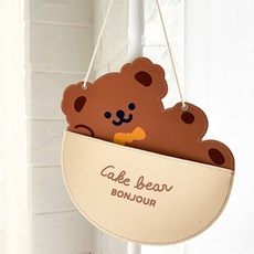 Yumi 老闆人物壁掛儲物口袋裸, 混色