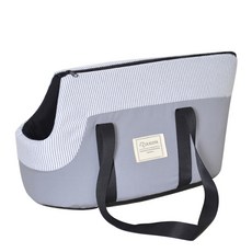 PASTEL PET 寵物外出單肩包, 灰色的