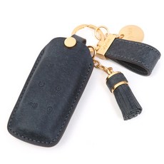 모런 가죽 키케이스 풀세트 제네시스 GV80 외 호환 GN226-B, 다크네이비, 제네시스 6버튼타입