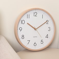 KAPPA 櫸木靜音掛鐘W734, 淺木色