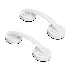 I Love Home 吸盤式多用途把手 中型 白色, 2個