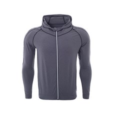 NAYA STYLE 男士健身肌肉合身連帽拉鍊 HL-269