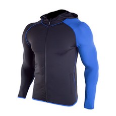 Naya Style男款健身服連帽拉鍊外套 HL-113-3