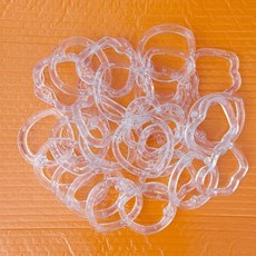 派對朋友 厚重手柄重量塊, 透明, 30個