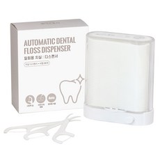 Wony Story 一次性牙線 88p + 白色按壓盒, 1個, 88入