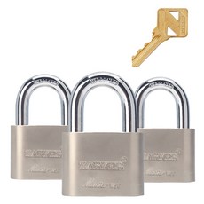 ZARKER 萬能鑰匙鎖 W50 3p + 萬能鑰匙, 1套