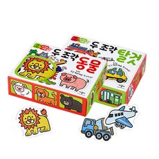 Applebee 動物+交通工具拼圖2件組, 1組