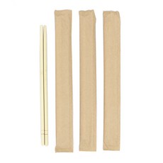 牛皮紙竹製圓筷 20cm, 1件, 300個