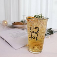 亨利馬蒂斯南 環保強化玻璃杯 500ml, 混合色, 1個