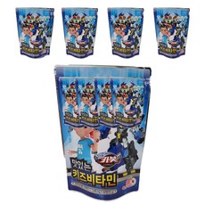 ATEX 衝鋒戰士 美味兒童維他命 水蜜桃口味, 40顆, 5個