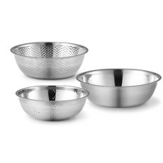J Life Essential不鏽鋼碗 3件組, 銀