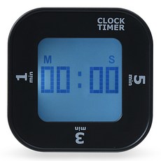 nOVA LIVING 高級時鐘計時器, 霧面黑, 1個