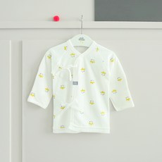 Dalpong 孩童雲朵印花長袖綁帶肚衣