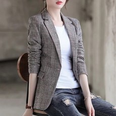 POPLARNC 女款Viant格紋外套