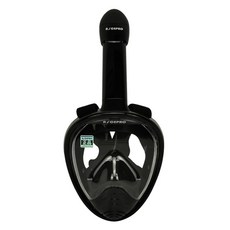 Nice Pro 兒童用全罩式浮潛面罩, 黑色