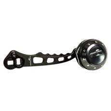 High Ten捲線器Power Handle 890釣魚捲線器Daiwa Shimano替換把手M38, 黑色的