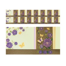 From&To 花卉徽章信封 B1014-3, 混色, 15個