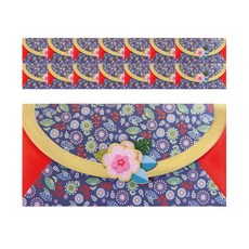 From&To 花卉圖案信封 B1015-3, 混合色, 15個