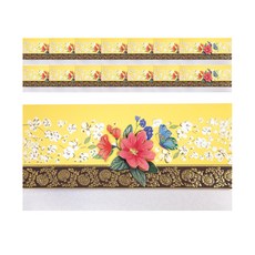 From&To 花卉徽章信封 B1014-6, 15個, 混合顏色