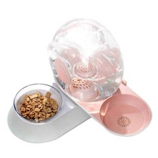 논다 달팽이 자동 급수 급식기, 핑크, 1개