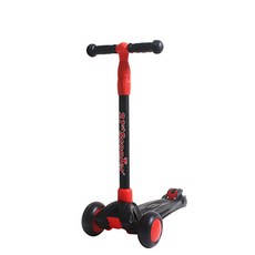 21st ScooTer 孩童LED印花滑板車, 黑色