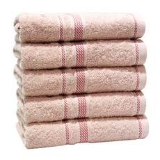 Songwol 松月 arnaldo bassini壓紋洗臉巾, 杏, 5個