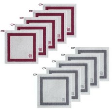 Songwol 松月 Sweet Home可掛式擦手巾組, 紫色, 灰色, 5套