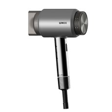 유닉스 에어샷 플라즈마 시스템 전문가용 헤어 드라이기 UN 1500W, UN-A1746, 실버