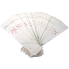 SP Pepero 塑膠緞帶包裝袋 粉紅自黏款 6 x 25 cm, 混色, 400個