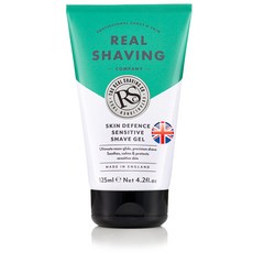 Real Shaving 皮膚防禦敏感剃須凝膠, 125毫升, 1個