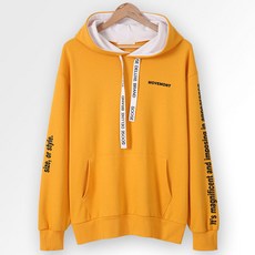 DANGOON 男款英文印花連帽T恤