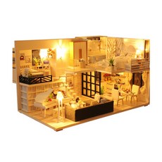 豪華鋼琴屋迷你模型DIY組, 混色