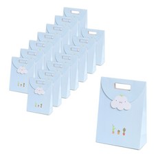 abm 藍色雲朵手提紙質購物袋 15入, 混合顏色