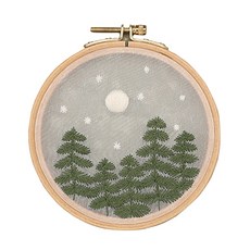 hobbyful 夜森林刺繡法式刺繡套組, 混色