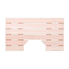 Ans House 便宜又好柏樹踏板槽 60 x 38 x 3 厘米, 混色, 1個