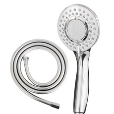 IRONFITTING 3功能加淋浴頭+管軟管2m, 1套, 銀色