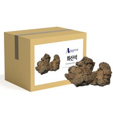 아쿠아테라 데코 레이아웃 마그마스톤 화산석 랜덤발송 10kg, 1개