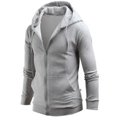 DAKUANG 男款基本色素色連帽拉鍊外套 ts3174