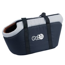 PASTEL PET 拚色寵物外出單肩包, 深藍色