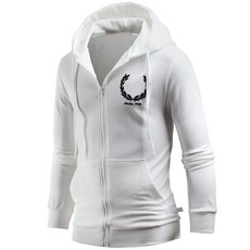 DAKUANG 男式月桂冠長袖標誌連帽拉鍊 ts3190