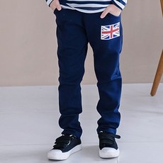 jackid 男童國旗棉褲