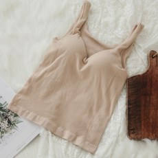 글램공감 워너비 골지 뽕 노와이어 브라탑