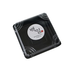 일회용 용기 + 뚜껑 + 백일 스티커 한글2 세트 XYW-F01, 50세트