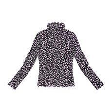 느와 여성용 레오파드 긴팔 티셔츠 NFK03TS07