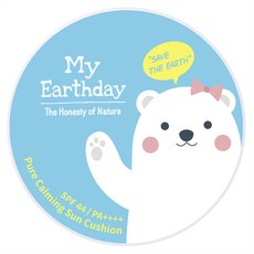 My Earthday 鎮靜防曬氣墊 SPF44 PA++++, 15g, 1個