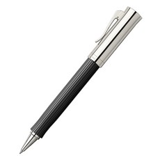 GRAF VON FABER-CASTELL Intuition Platinum Rollerball 0.9~1.0mm, 凹槽黑色, 1個