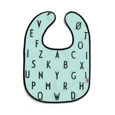 DESIGN LETTERS 字母印花圍兜, 綠色, 1入